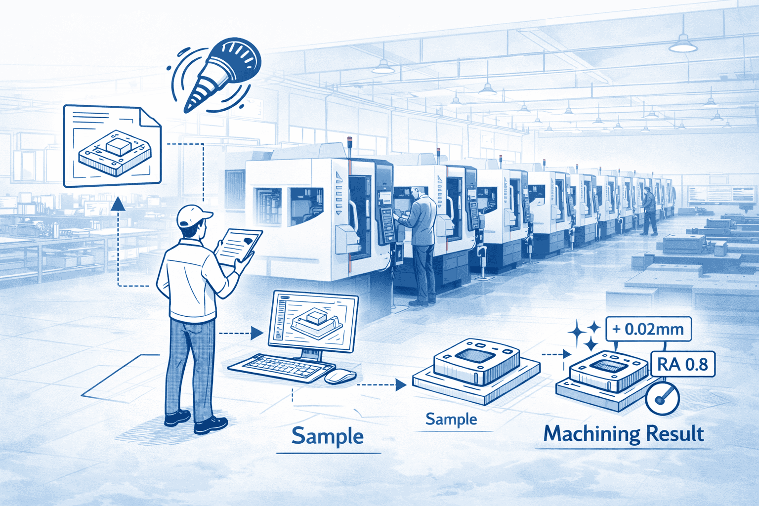 muti-spindle cnc machines factory